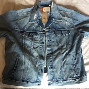 Levi’s Vintage Distressed Jean Jacket 3XL NWT